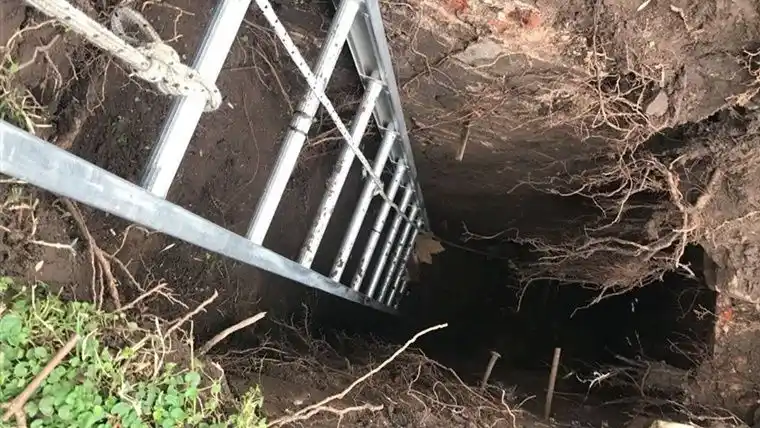 Hallaron un túnel con más de 100 años de antigüedad