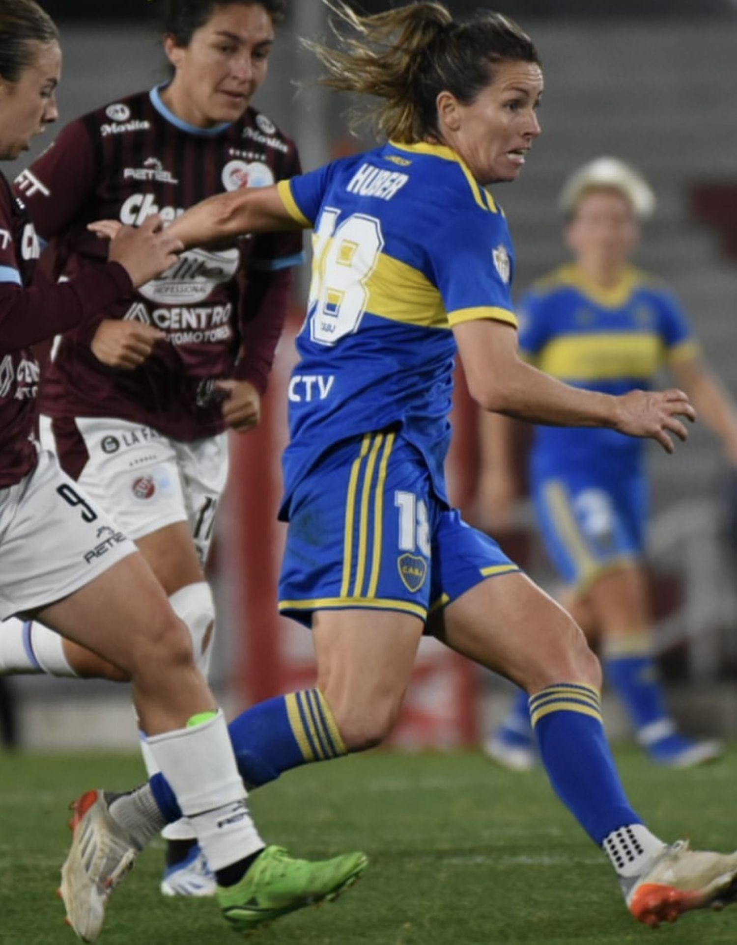 Clarisa Huber, campeona con Boca.