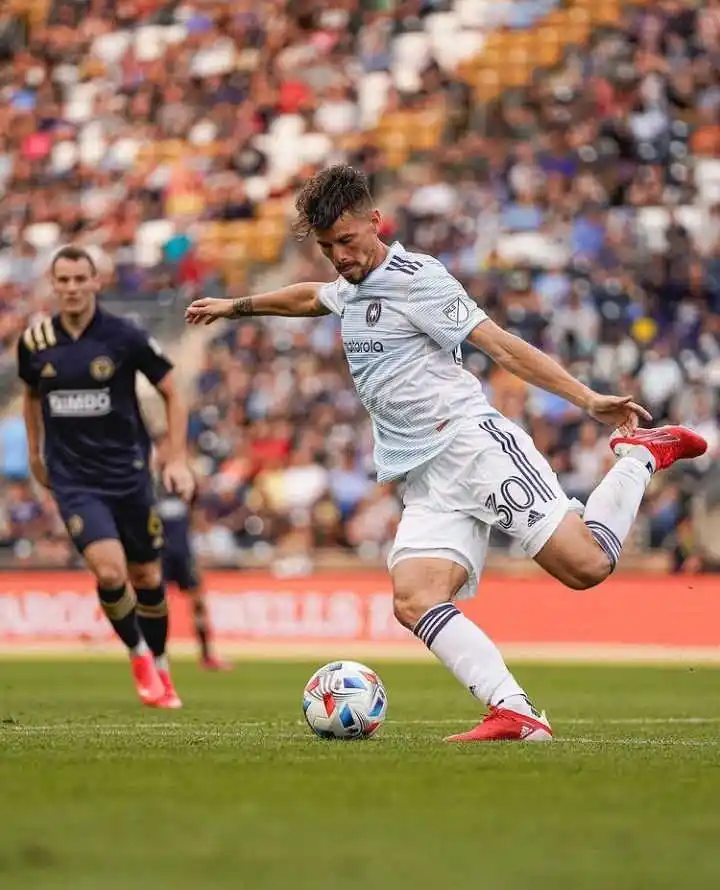 Gastón Giménez fue titular para Chicago ante New York City