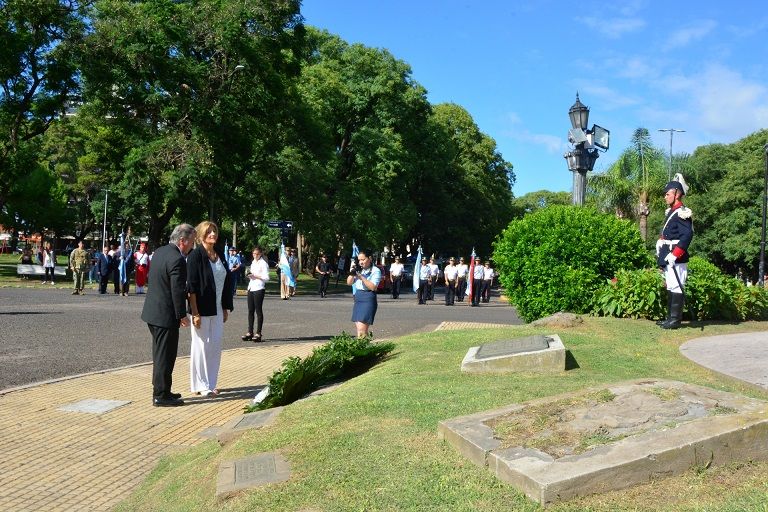 Se realizaron homenajes por el aniversario de las Batallas de Caseros y de San Lorenzo