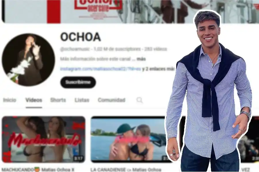Matias Ochoa influencer con más de 2 MILLONES de seguidores incursiona en el mundo de la música
