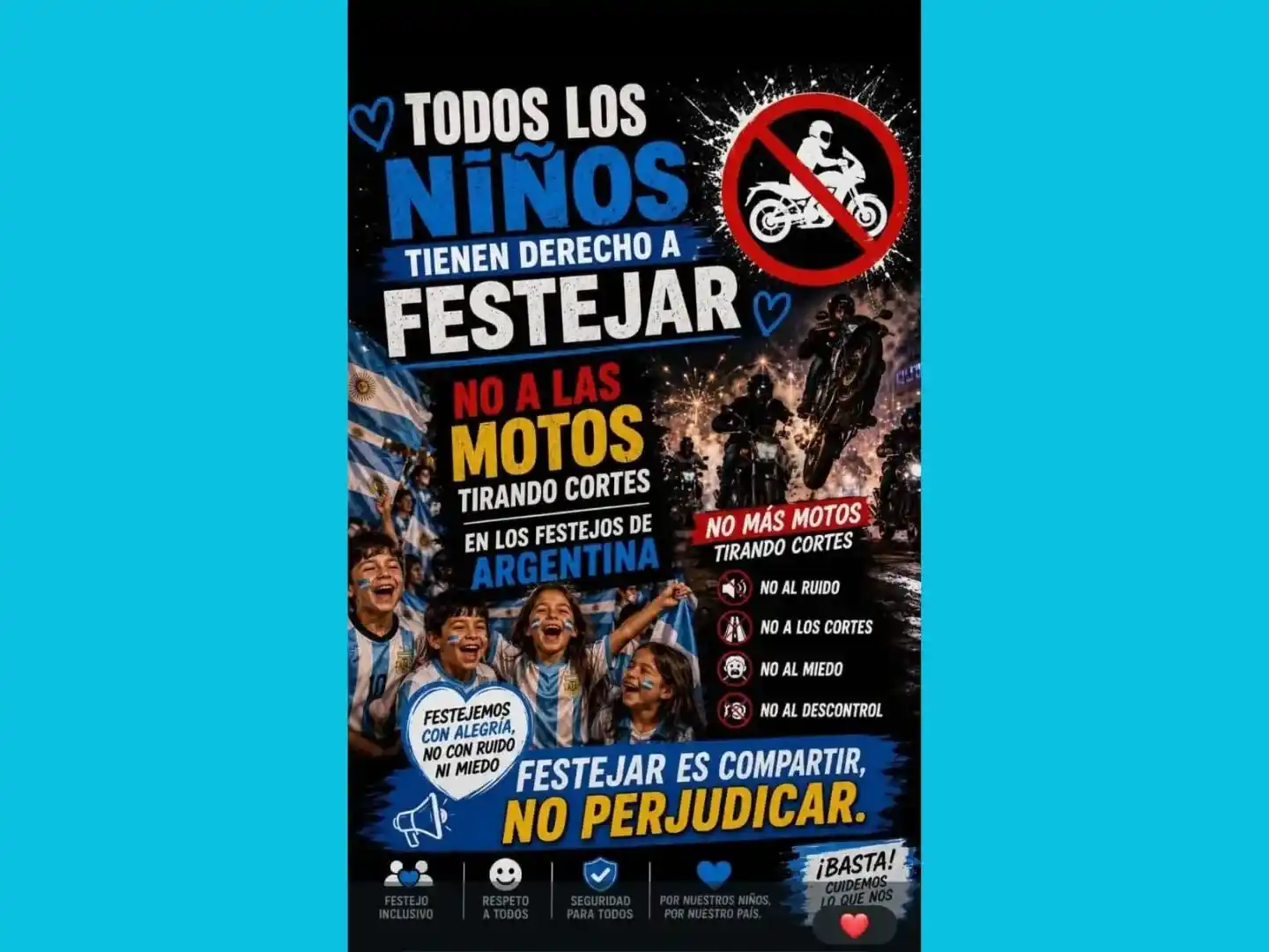 "Todos los niños tienen derecho a festejar"