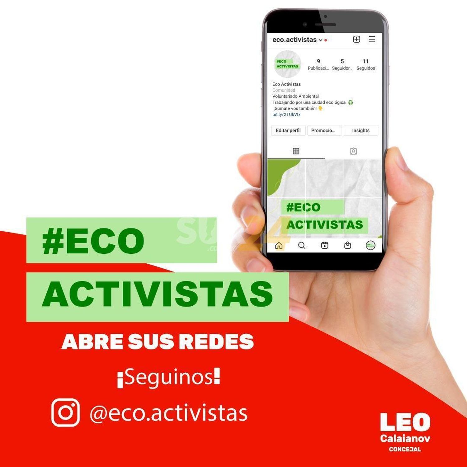 Ecoactivistas abre sus redes sociales para divulgar actividades