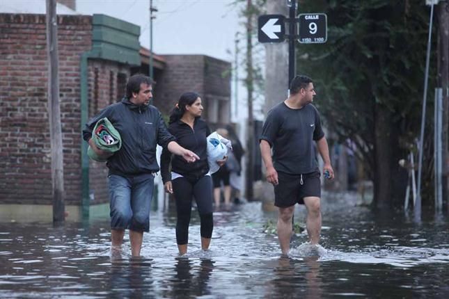 Temor en La Plata por nuevas inundaciones 
