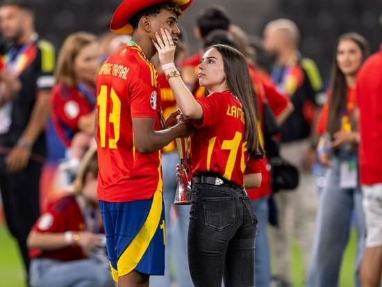 En el festejo de la Eurocopa se los vio juntos por primera vez