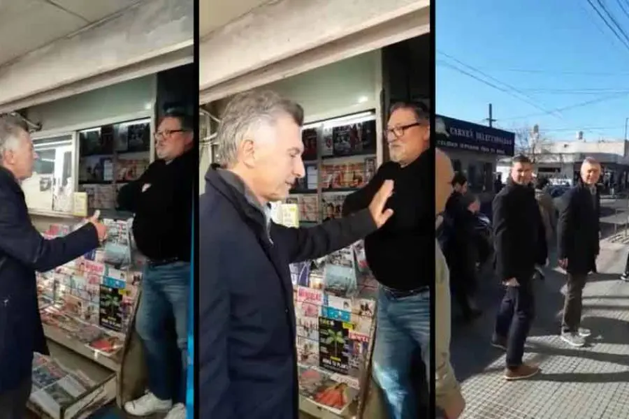 Video: mal momento para Macri durante una recorrida por Ituzaingó
