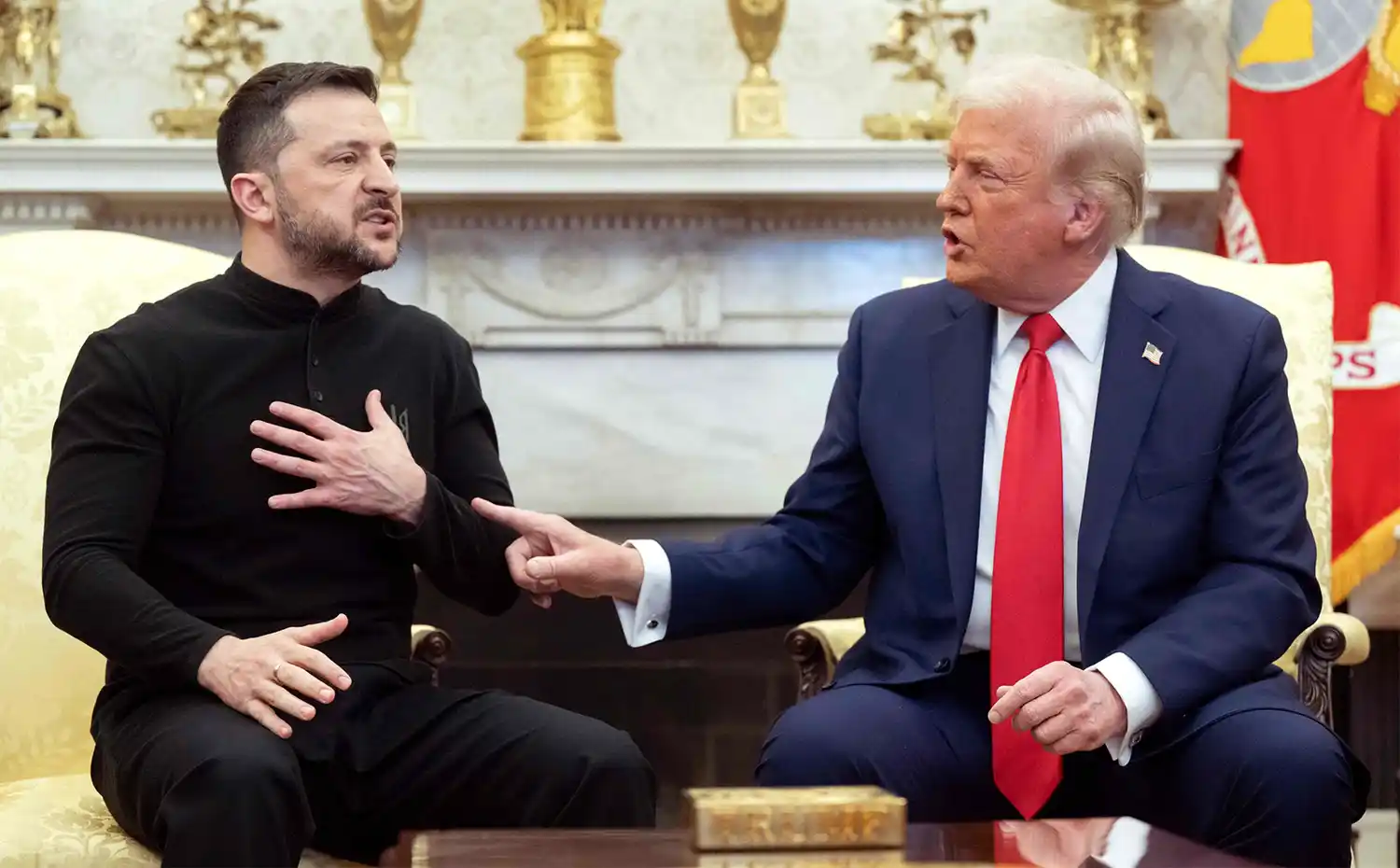 "Estás jugando con la Tercera Guerra Mundial": máxima tensión entre Donald Trump y Volodimir Zelenski