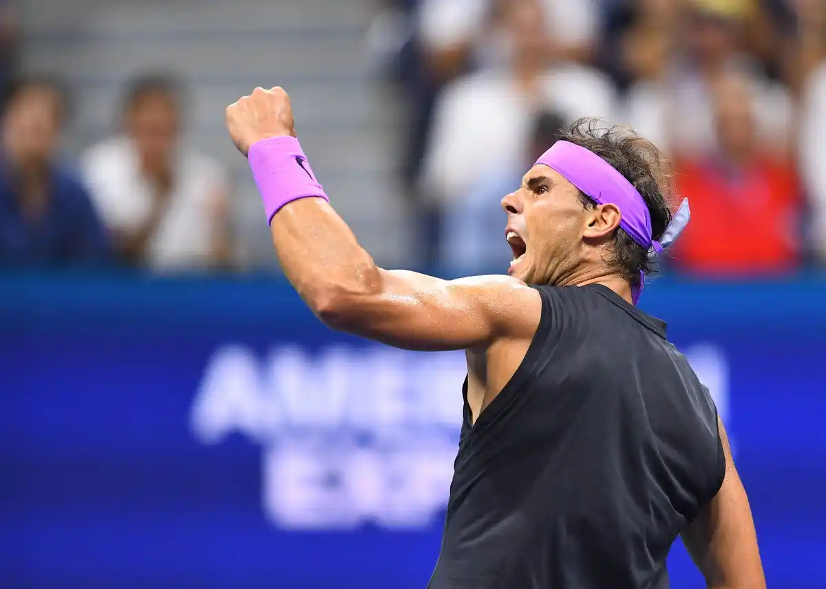 Nadal le ganó una gran batalla a Medvedev y festejó en el US Open
