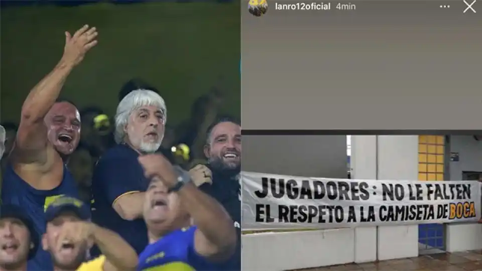 "No le falten el respeto a la camiseta": el mensaje de la barra de Boca a los jugadores