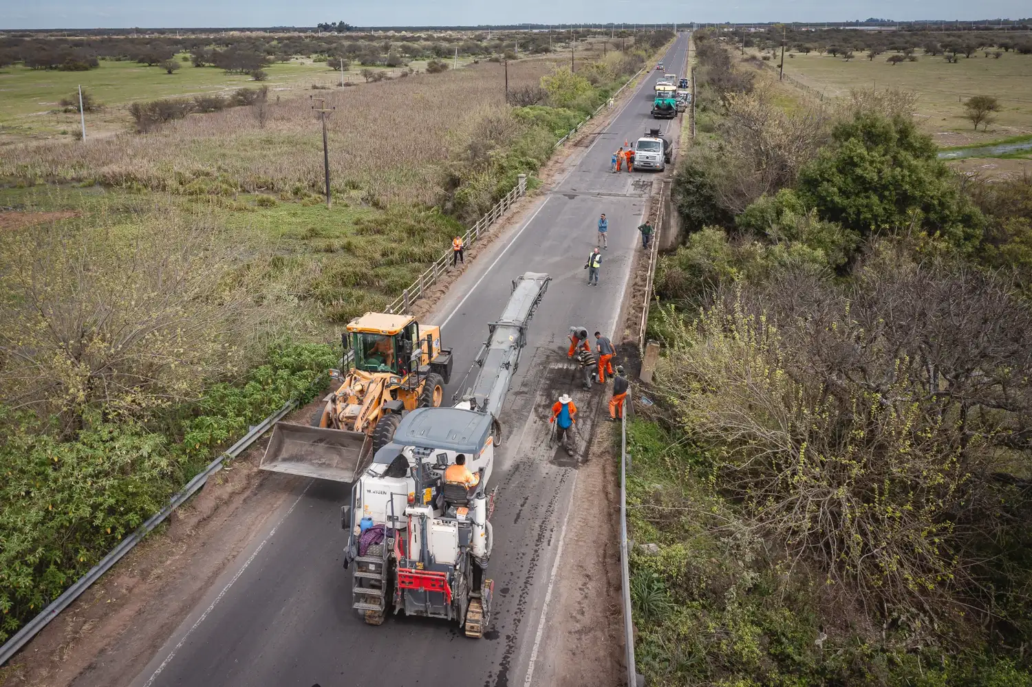 Avanza la recuperación de la Ruta 11 hacia Gualeguay: las obras totales ya superan el 62% de ejecución