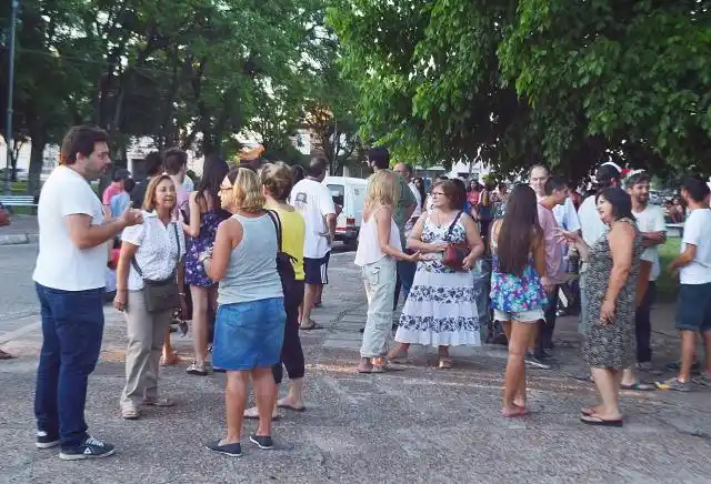 Manifestación a favor de la libertad de expresión
