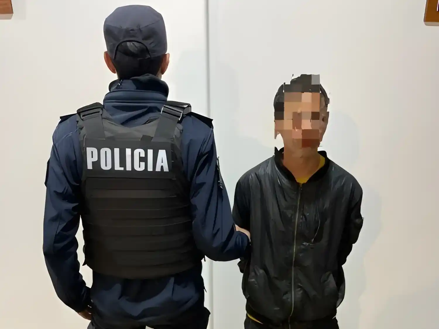 El aprehendido fue trasladado a la Comisaría.