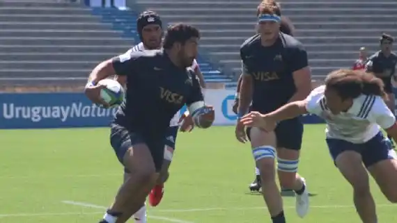 Un try de Bruni en el cierre  con victoria de Argentina XV