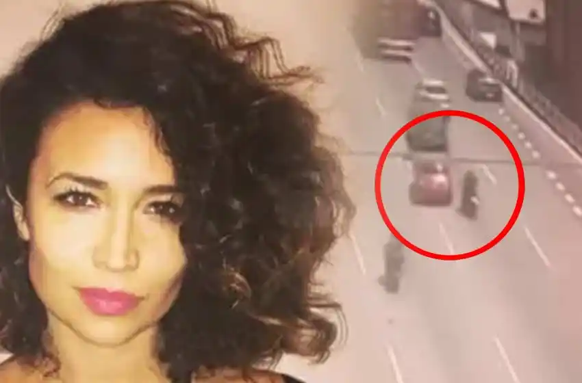 Video: la periodista Julia Mengolini protagonizó un fuerte choque en la autopista