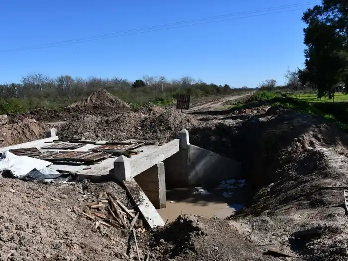 Gualeguay avanza en obras de saneamiento hídrico en el Canal de los Ingleses
