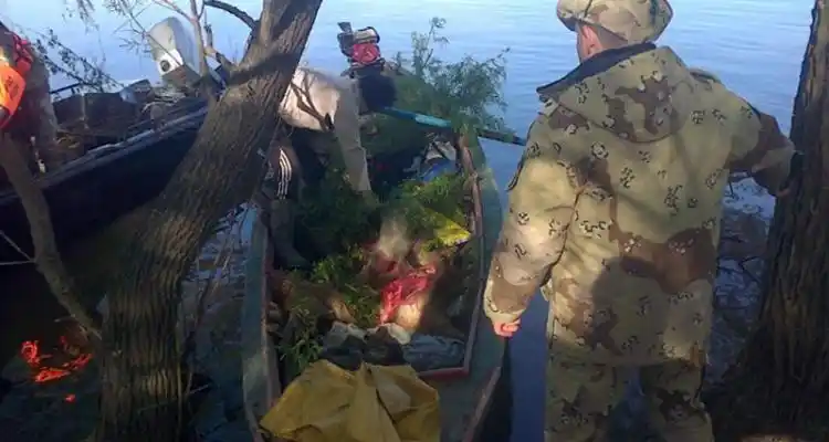 Megaoperativo en islas decomisó armas, embarcaciones y diversas especies animales