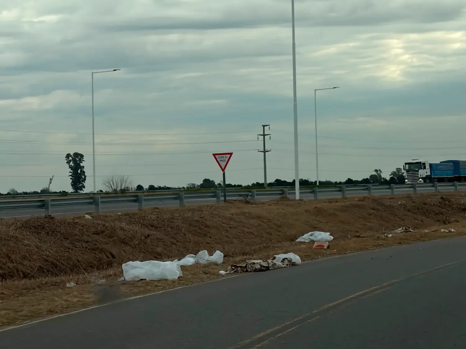 Desde el PJ reclamaron por la "preocupante cantidad de basura en la Variante Ruta Nacional 34"