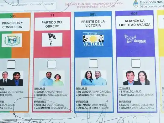 Se presentó la Boleta Única Papel definitiva
para las elecciones nacionales de octubre