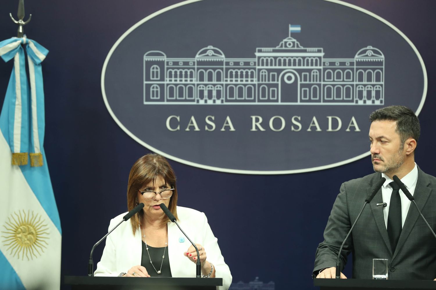 Bullrich y Petri, en conferencia de prensa