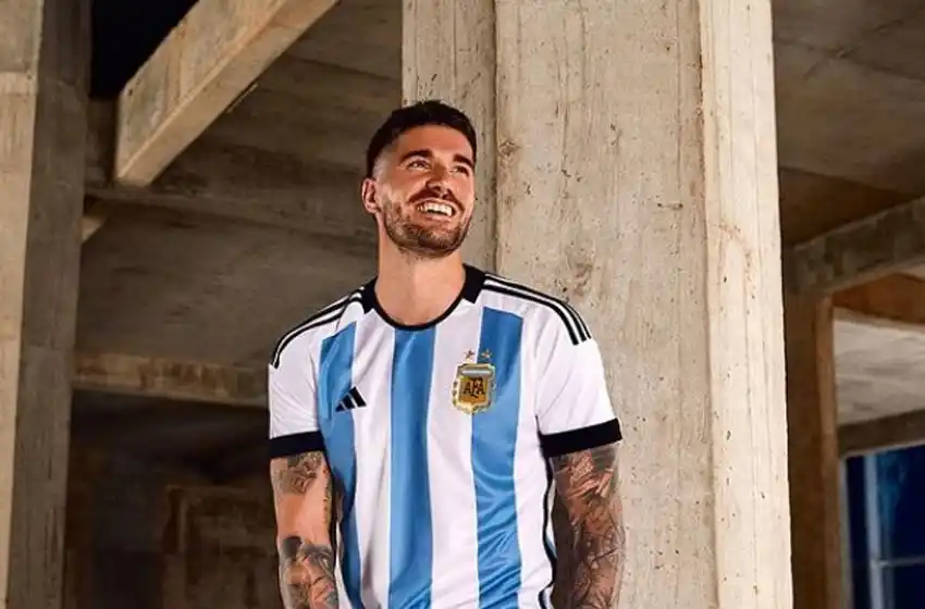 Rodrigo De Paul fue elegido como el jugador más lindo del Mundial 2022