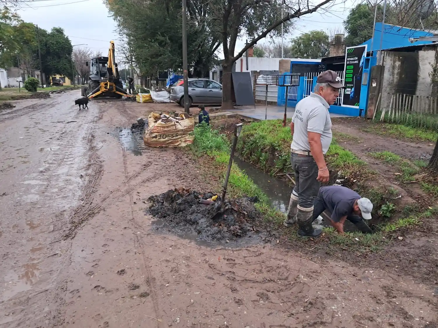 Trabajos en distintos puntos de la ciudad.