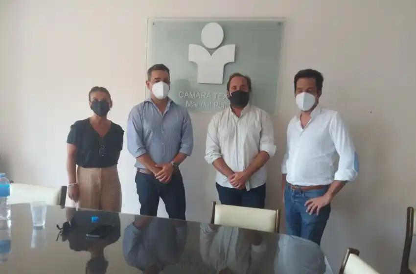 La Cámara Textil de Mar del Plata se reunió con funcionarios municipales