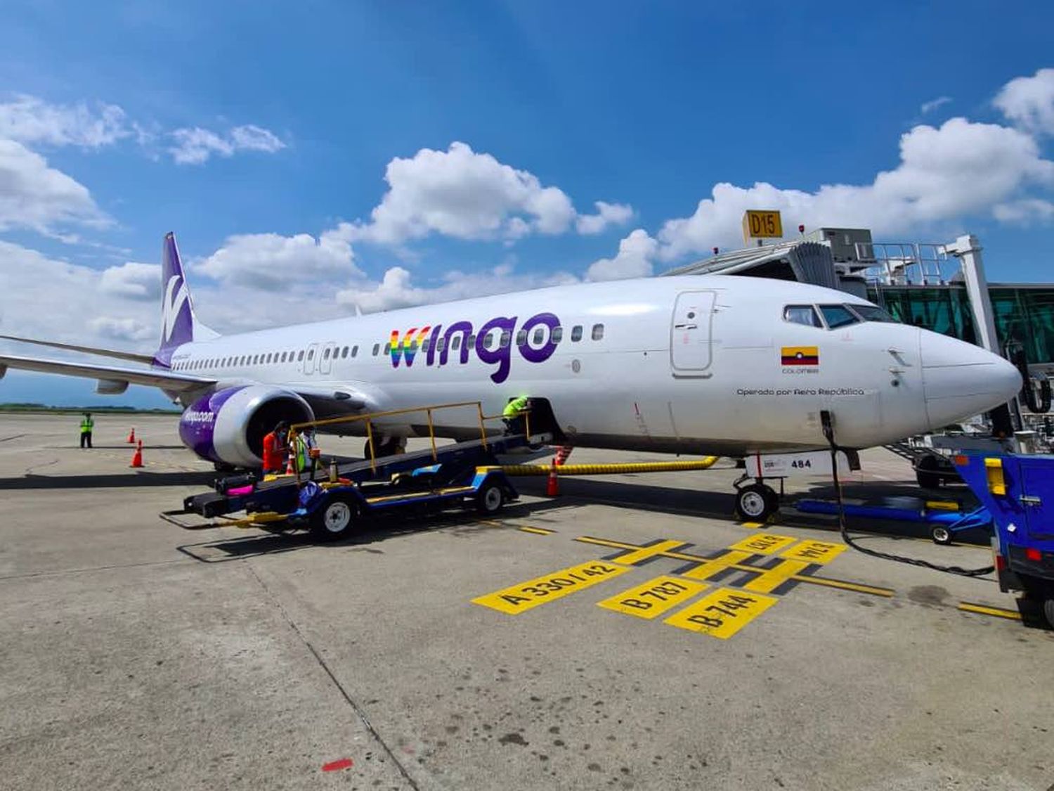 Wingo inauguró sus vuelos a Armenia