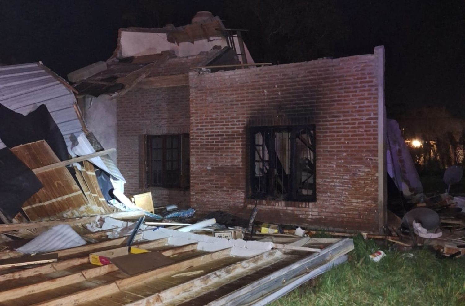 Se incendió una vivienda en el barrio San Jacinto