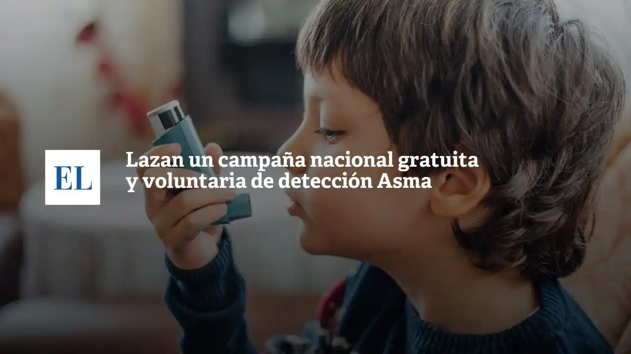 Lanzan una campaña nacional gratuita y voluntaria de detección de asma