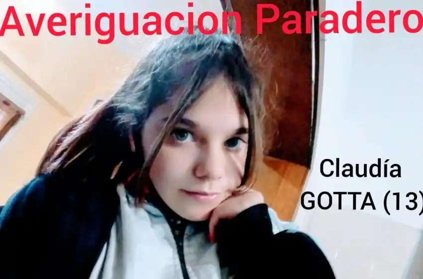 Buscan a una menor de 13 años que se fugó de APAND