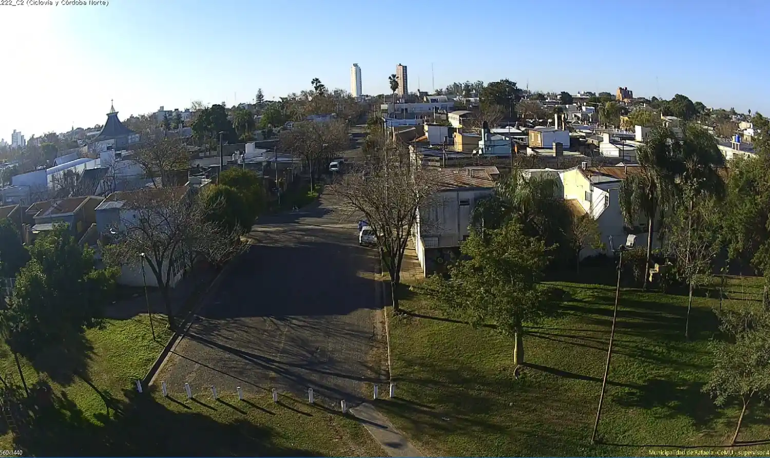 Domo instalado en ciclovia barrio fatima calle cordoba 360 muni rafaela cemu centro de monitoreo urbano - 3