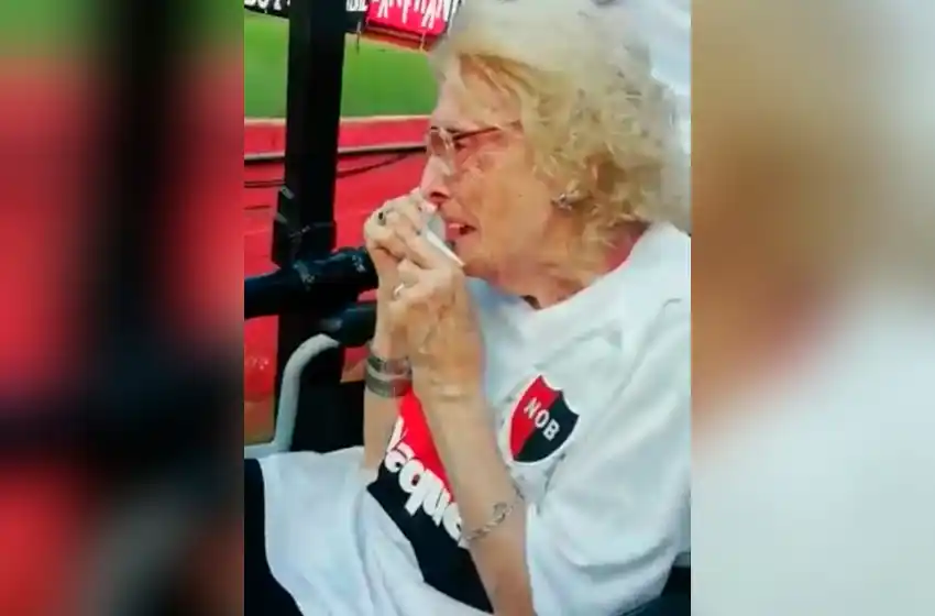 Hasta las lágrimas: el emotivo video de Maruca, la abuela de Newell’s que hizo llorar a todos en el Coloso