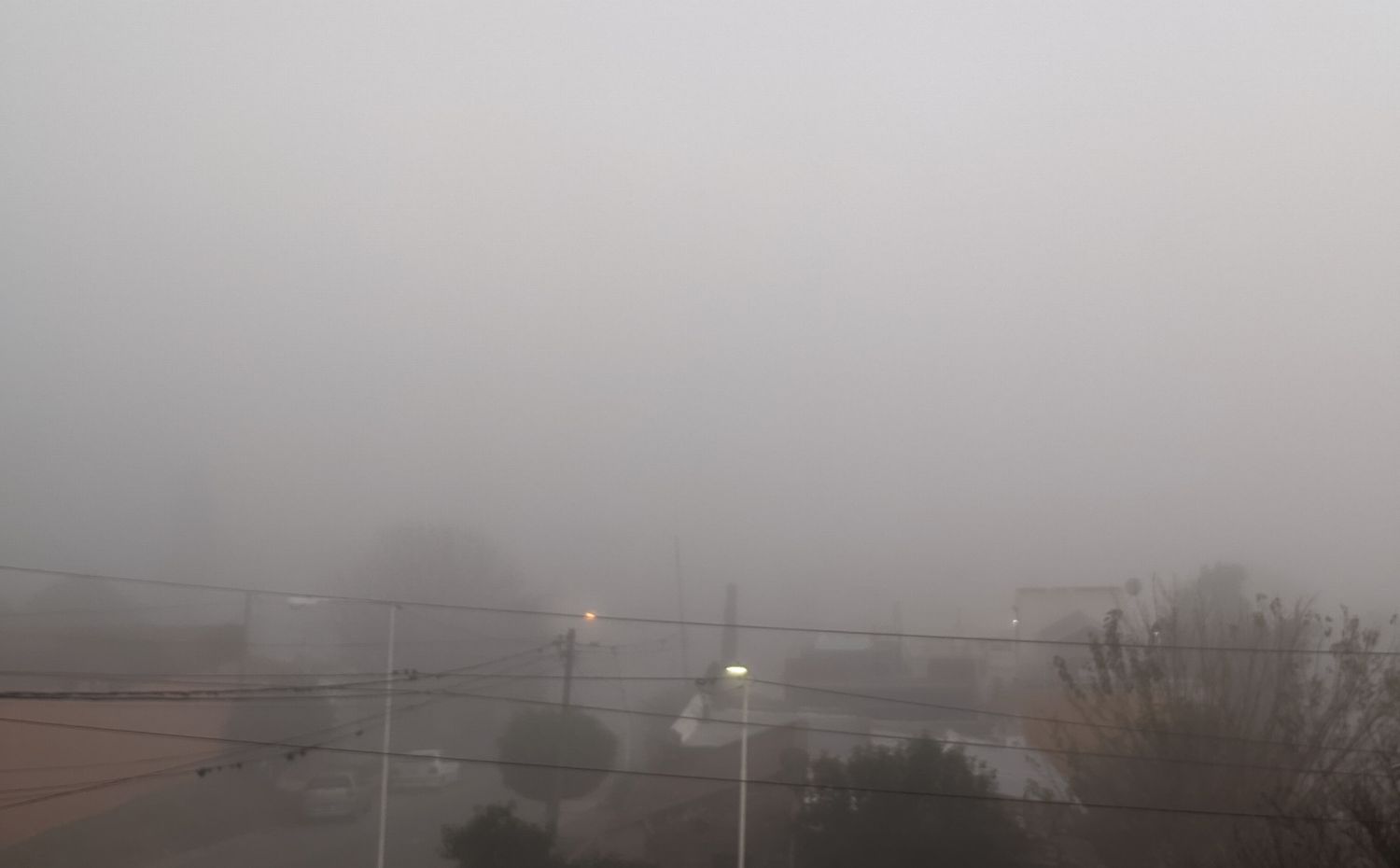 Precaución por la neblina
