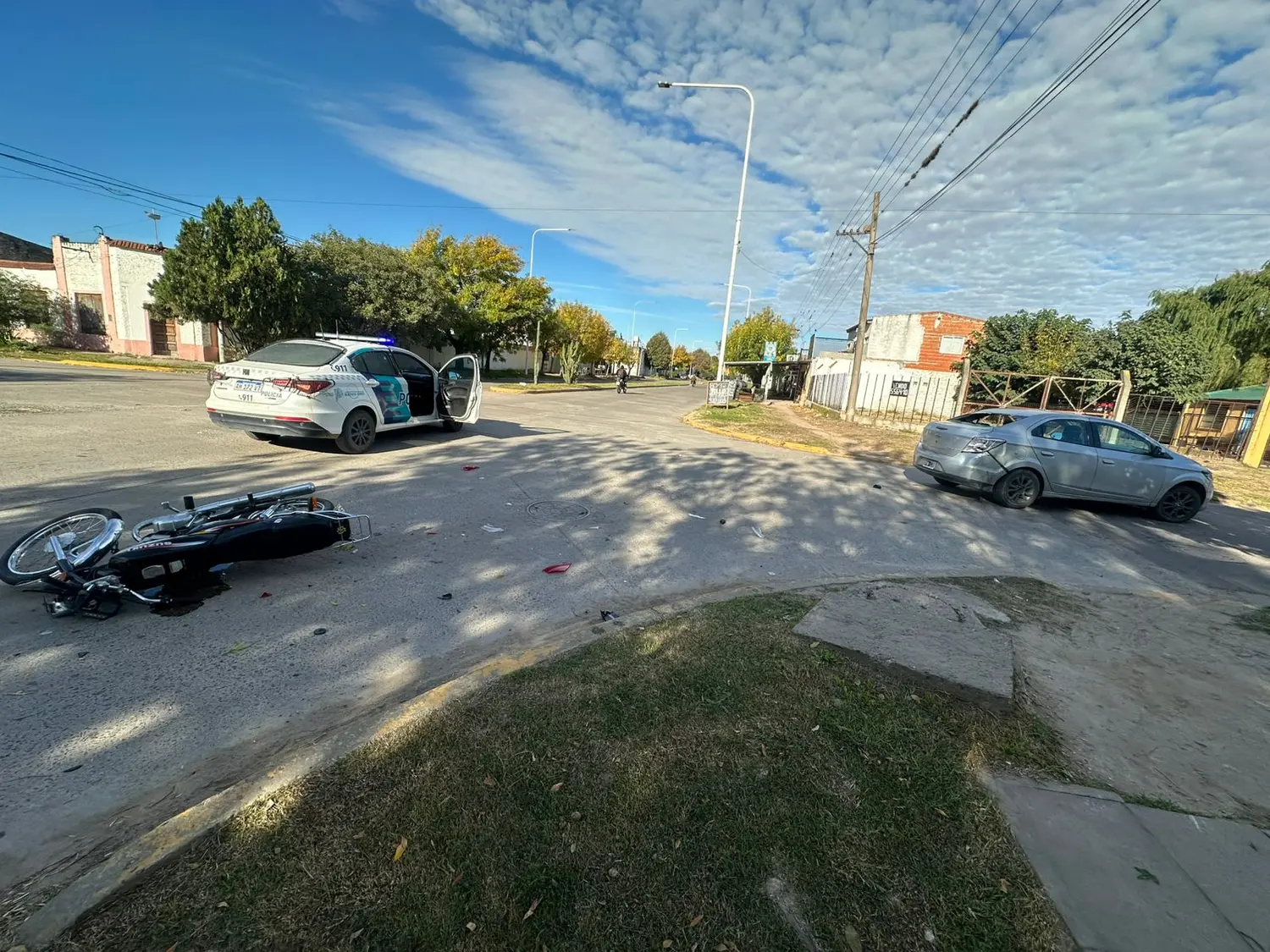 Así quedaron los vehículos involucrados en el accidente.