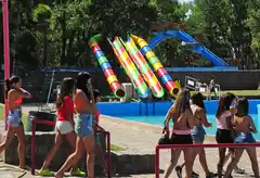 Los toboganes acuáticos, la nueva atracción del Balneario del Sol