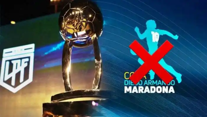El nombre de la  Copa Maradona  no va más