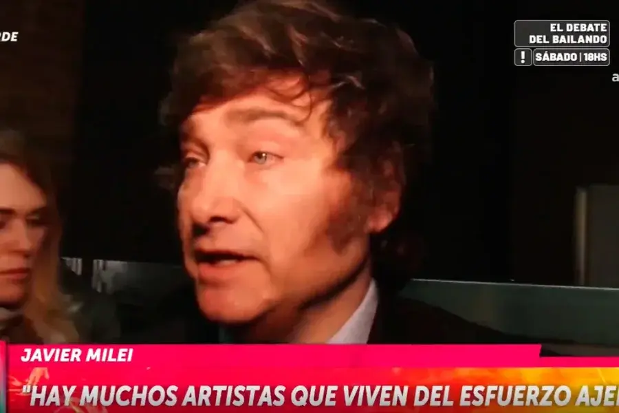 Javier Milei tiró con munición gruesa contra Lali Espósito y los artistas "que viven del Estado"