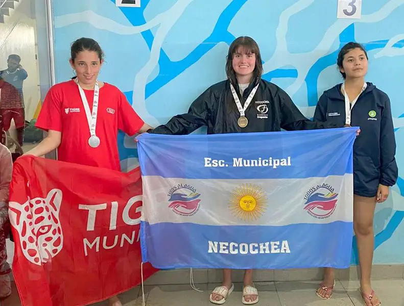 Tres medallas para Necochea en el arranque de los Bonaerenses