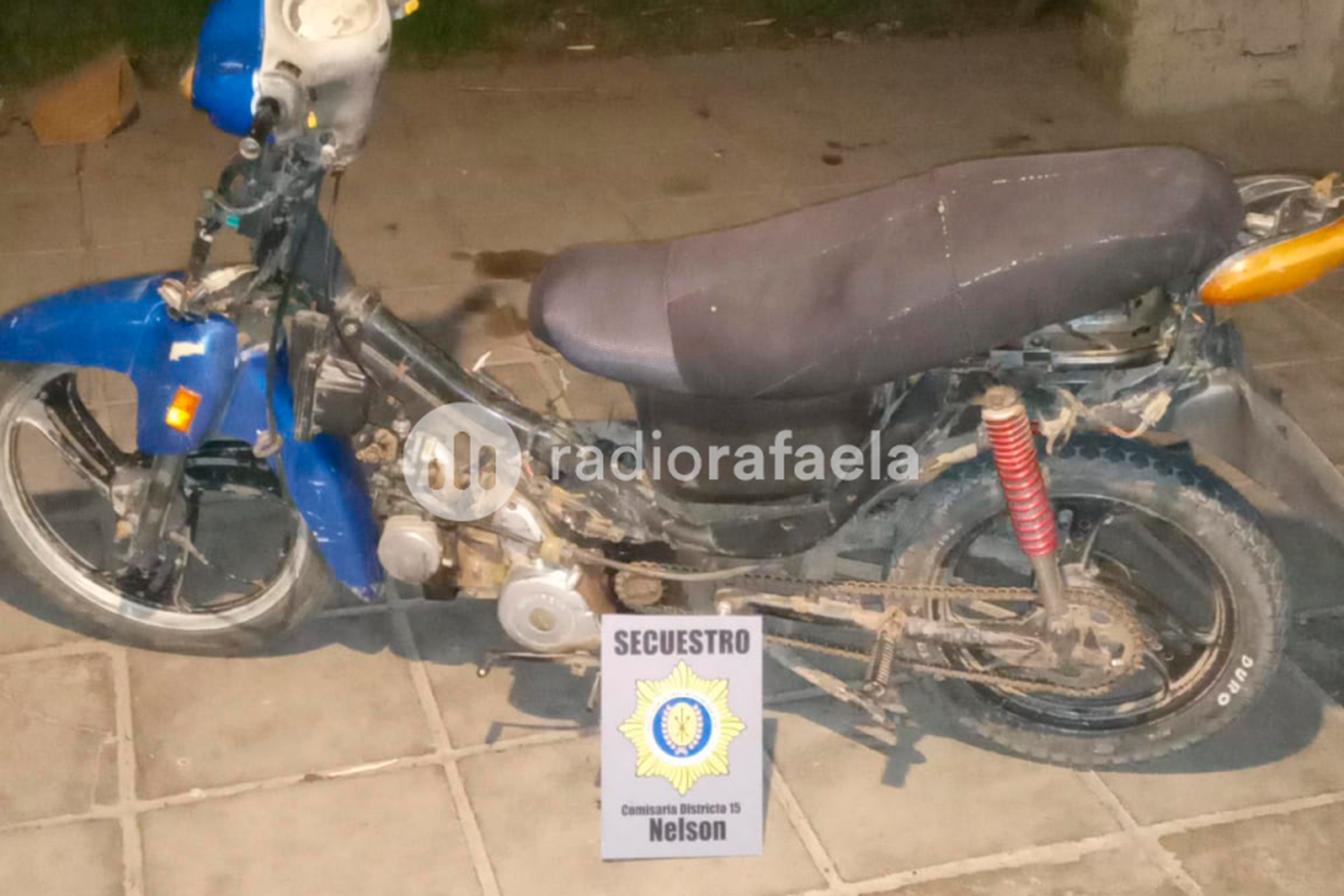 Incautaron una moto con pedido de captura en Rafaela 