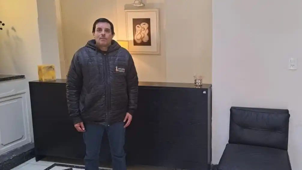 El camionero Alejandro Lozano García, acusado por doble homicidio culposo por un choque en la ruta provincial 88. Foto: Clarín