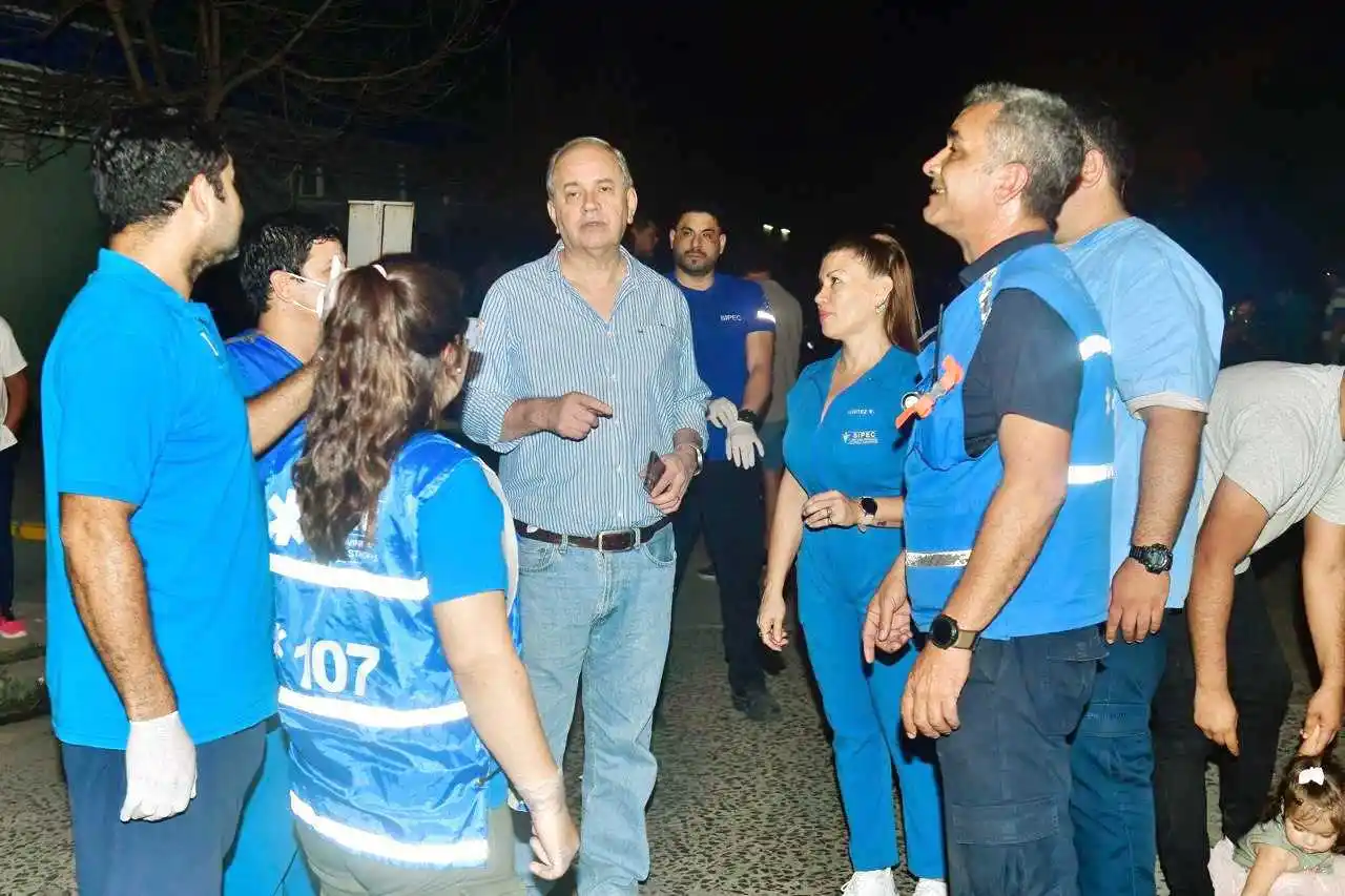 Directivos de la clínica Vrsalovic agradecieron la 
pronta ayuda del estado ante principio de incendio