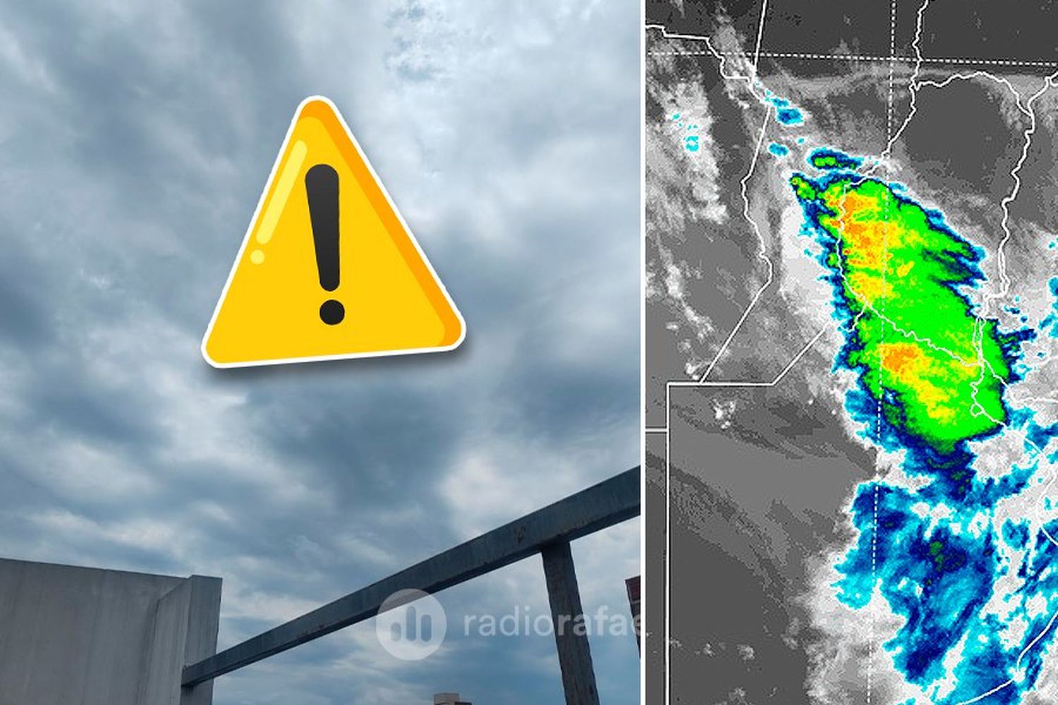 ¡Atención! El SMN emitió un alerta a corto plazo por “tormentas fuertes con lluvias intensas y ráfagas”