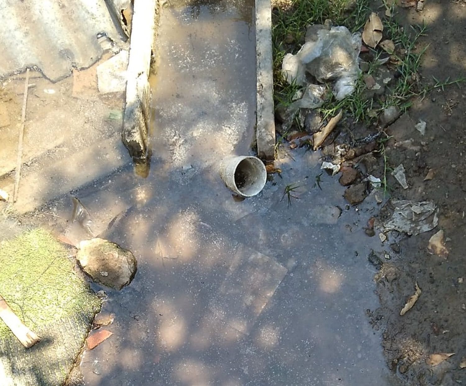Reporte: caño de desagüe roto