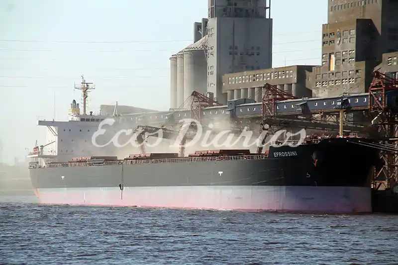 Exportación a buen ritmo en Puerto Quequén