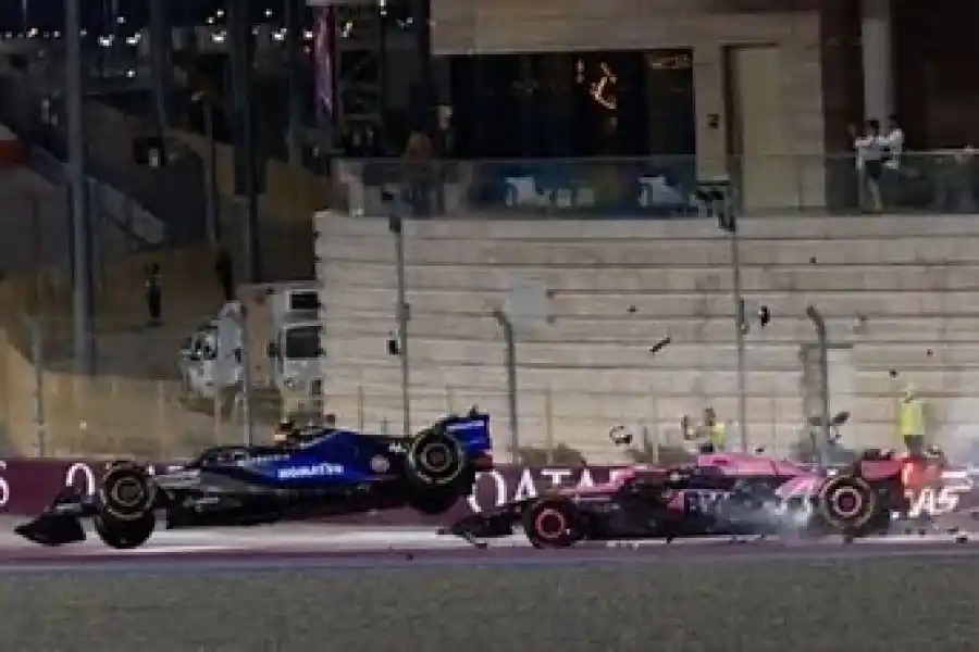 La tristeza de Colapinto tras el choque en el GP de Qatar: "No pude hacer nada"