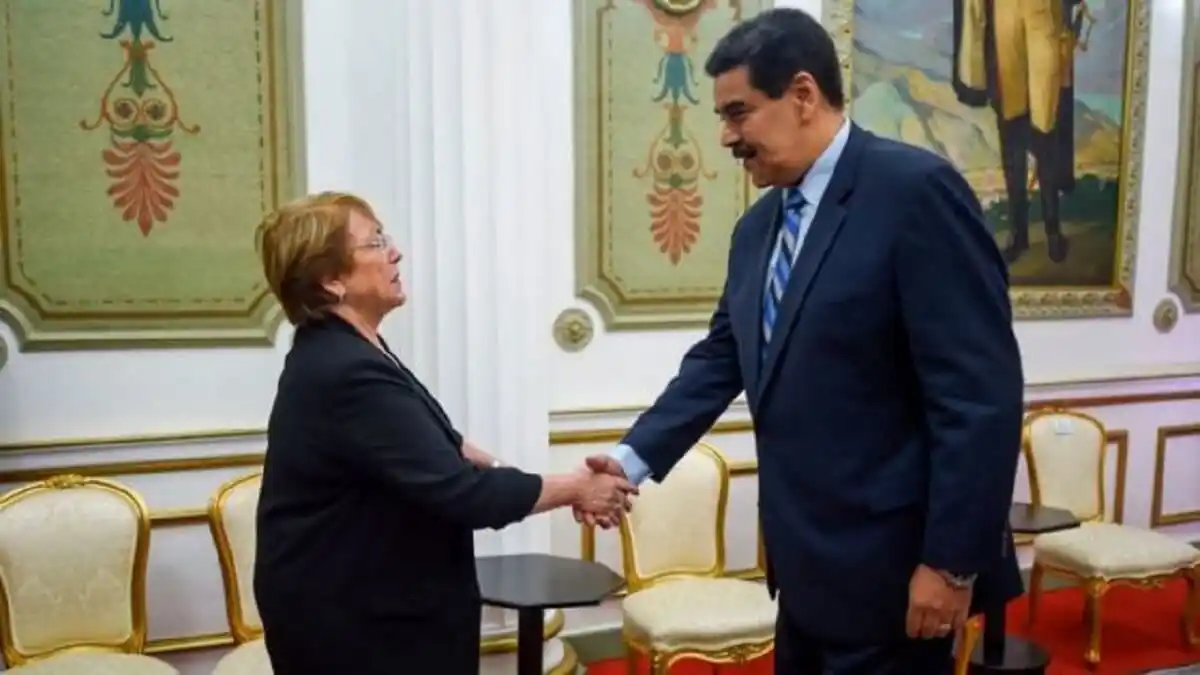 BACHELET SE VA y le jala las orejas a Maduro: lo llamará para recordarle las promesas incumplidas
