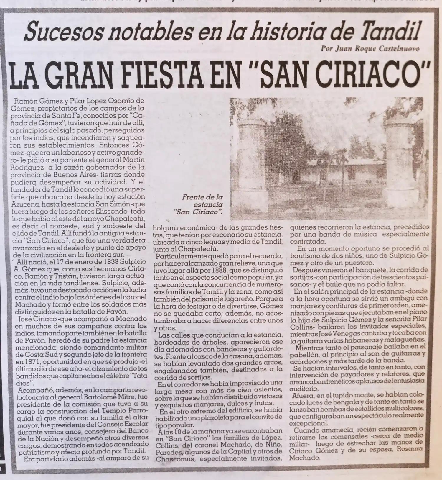 La gran fiesta en "San Ciriaco"