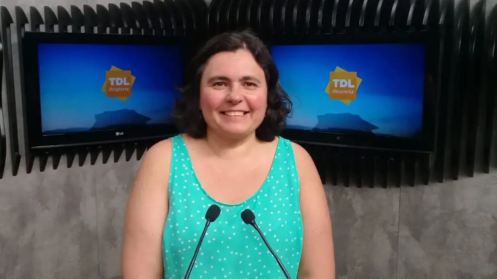 Juana Echezarreta en el desayuno de Tandil Despierta