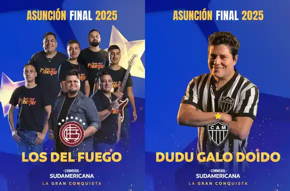 CONMEBOL confirmó los shows para la final de la Sudamericana en el Defensores del Chaco