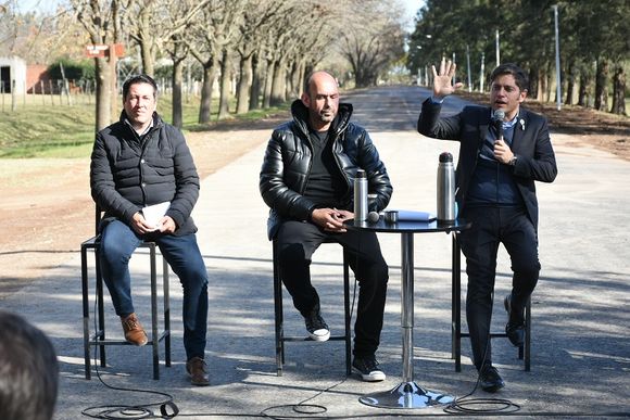 Kicillof encabeza acto en Baradero: presencia de Coopser por subsidios para cooperativas